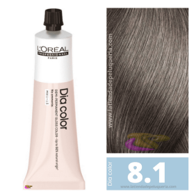 L`Oréal - Coloración DIA COLOR 8.1 Rubio Claro Ceniza (sin amoniaco) 60 ml