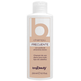 Long Beauty - Champú USO FRECUENTE con aceite de almendras dulces 250 ml