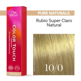 Wella - Baño COLOR TOUCH Pure Naturals 10/0 Rubio Súper Claro (sin amoníaco y vegano) 60 ml