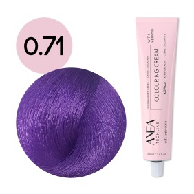 Anea Techline - Tinte con Queratina y Colágeno Nº 0.71 Morado 100 ml