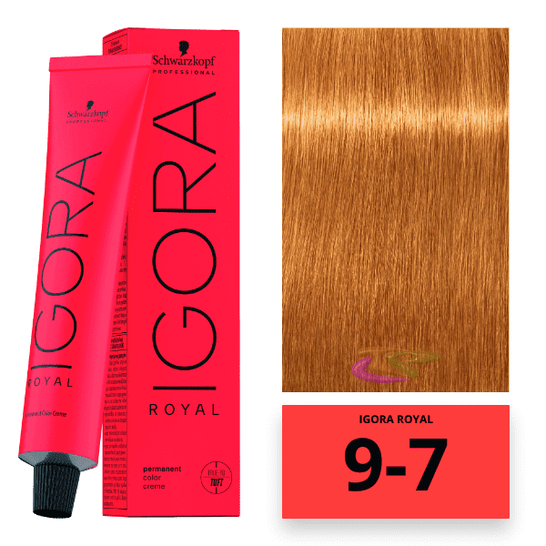 Coloração Igora Royal 9.7 Louro Extra Claro Cobre 60ml - Schwarzkopf -  belcosmeticos