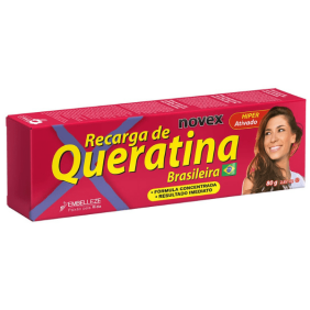 Embelleze Novex - Recarga de QUERATINA BRASILEIRA (proteção e reparação) 80g